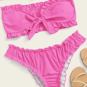Cute pink bikini from shein